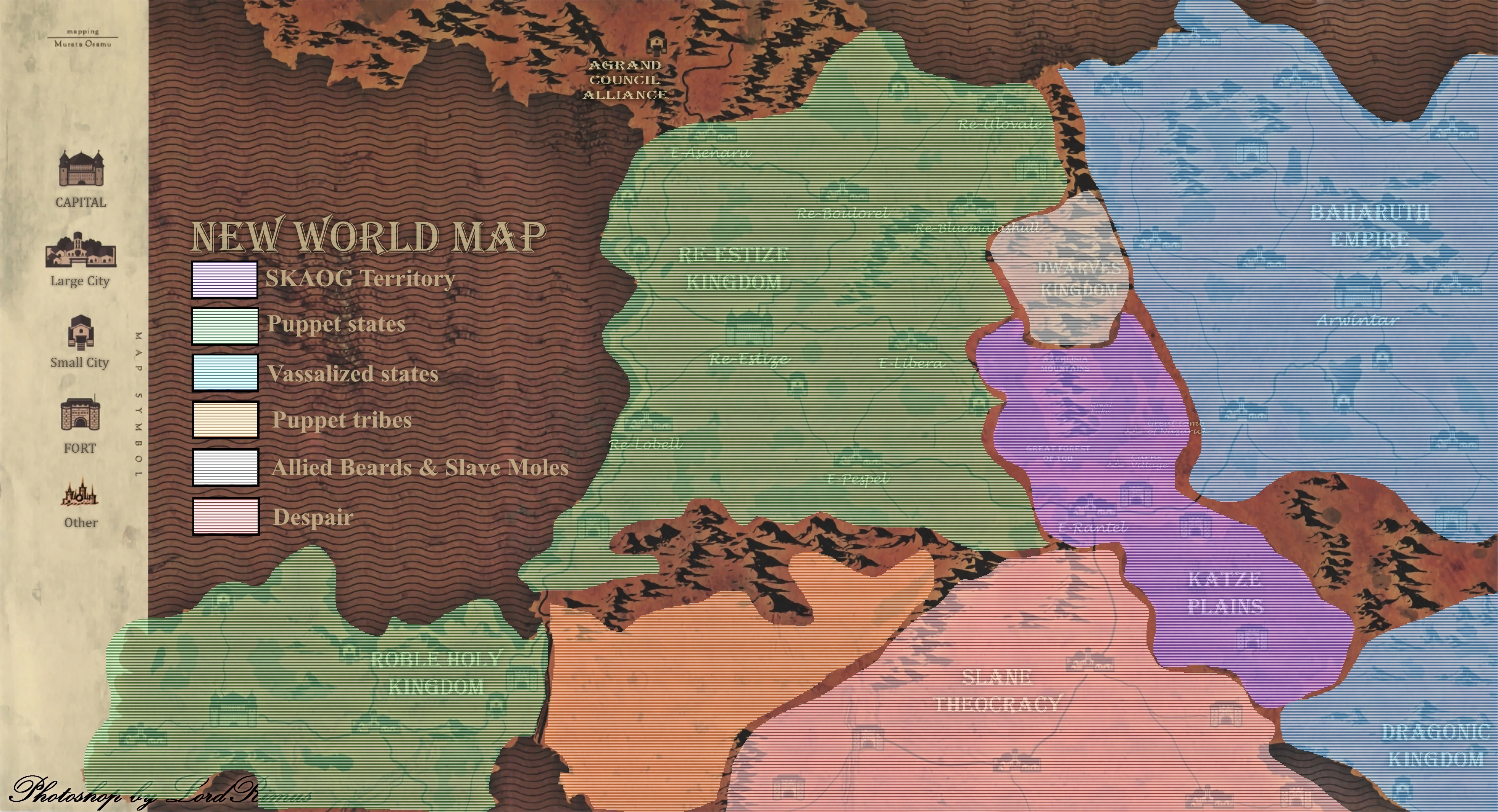 User Blog Disfigure Here Is A New World Map I Found Overlord Wiki Fandom Anime system in overlord world. overlord wiki fandom