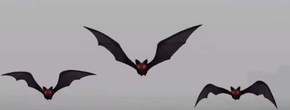 Anime, tall, male, half-human, bat creature on Craiyon