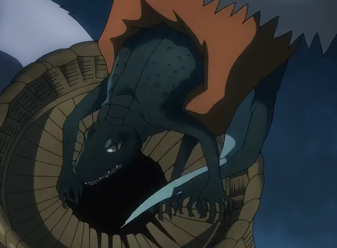 Man I felt bad for the lizard 😂 #anime #animeedit #onepiece #eiichiro... |  TikTok