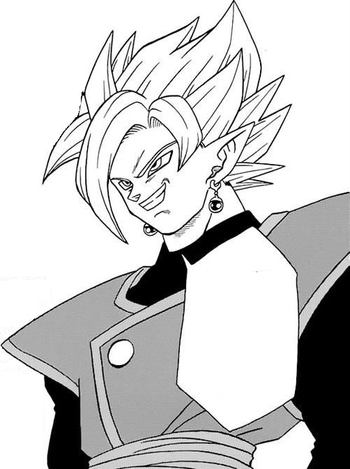 Desenhando fusão Goku Black e Zamasu - Drawing Gattai Zamasu 