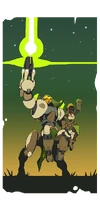 Orisa graffiti bohaterowie
