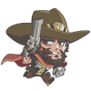 McCree It's High Noon: Obten 4 disparos asesinos con un solo uso del Tiro Certero.