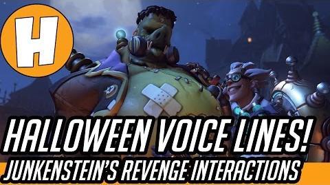 Overwatch - Halloween New Brawl Interactions and Voicelines!