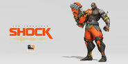 Preview of Doomfist's San Francisco Shock skin