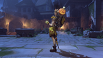 Junkrat halloweenterror victorypose pumpkin