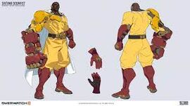 Doomfist Saitama - Concept Art