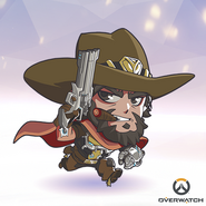 McCree Es la Hora de la Verdad: Obten 4 disparos asesinos con un solo uso del Tiro Certero.