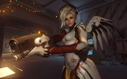 Overwatch Wiki - Mercy Overwatch, HD Png Download - vhv