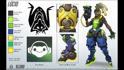 Overwatch Wiki - Lucio Overwatch Concept Art, HD Png Download
