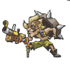 Junkrat Mine Like a Steel Trap: Knock an enemy into your Steel Trap using Junkrat's Concussion Mine in quick or competitive play.