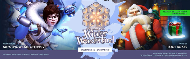 Winter wonderland banner