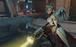 Overwatch Wiki - Mercy Overwatch, HD Png Download - vhv