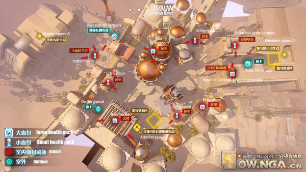 Temple of Anubis overhead map