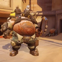 Roadhog Skins And Weapons Overwatch Wiki Fandom Can headshot has damage falloff.