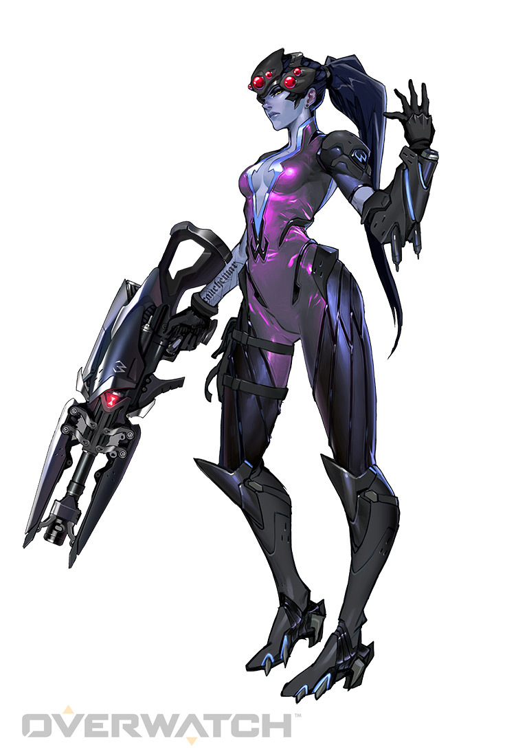 ArtStation - Overwatch - Widowmaker Nova Skin