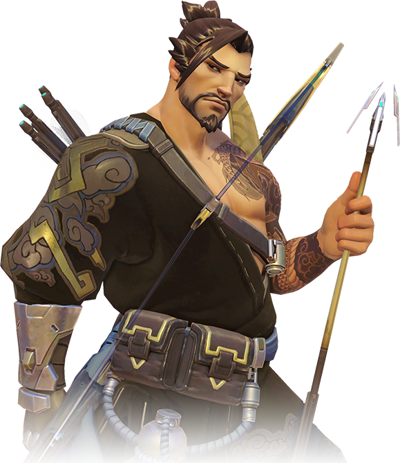 Hanzo foi retirado temporariamente de Overwatch 2 após sua arma