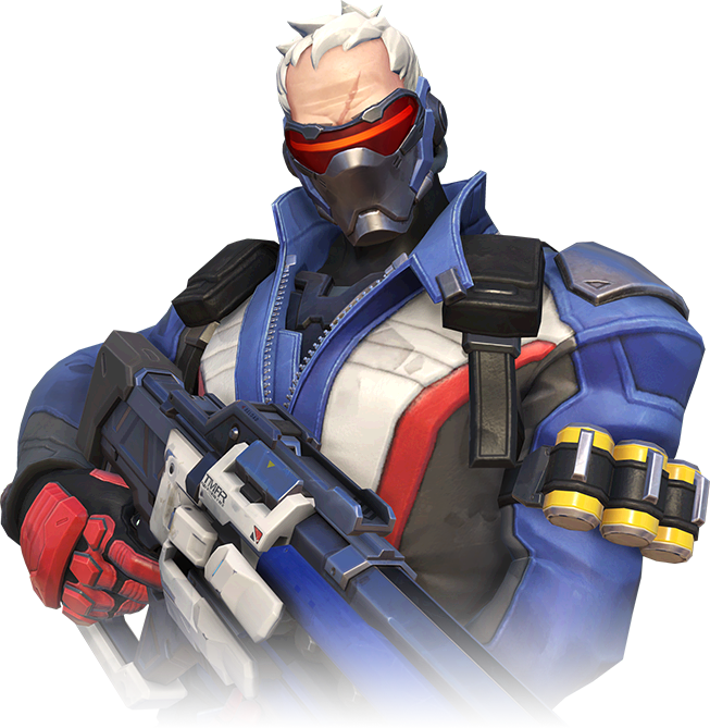 Picture Overwatch Warriors Assault rifle Jack Morrison, Soldier 76