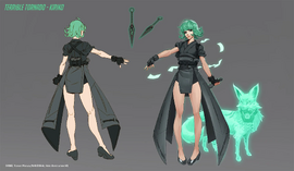 Kiriko Tornado do Terror - Concept Art
