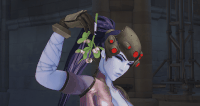 Widowmaker underthemistletoe.gif (6,85 MB) De Baixo do Visco (Predefinição:WinterWonderland)