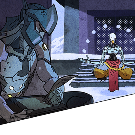 Genji Gallery Overwatch Wiki Fandom Concept art log development team miscellaneous.