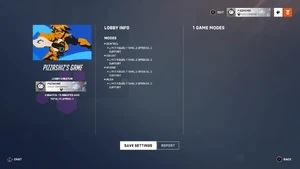 Viewing game mdoe details