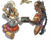 Symmetra and Zenyatta bond