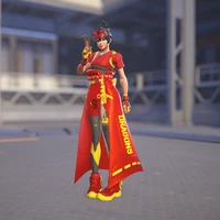 Kiriko Skin OW2Dragons