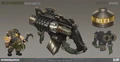 Militia Skin Weapon Concept Art by David Kang