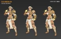 Zeus Skin Customization Concept Art by Tim Guo
