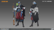 Ana Corsair skin concept art