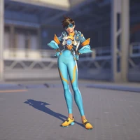 Tracer Skin OW2Spitfire