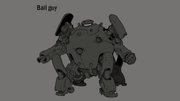 "Ball Guy" concept art.