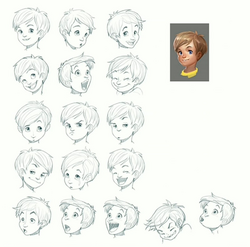 Timmy facial poses