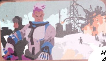 splashart Zarya. Fonte: Overwatch (2021)