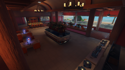 Interior of the restaurant