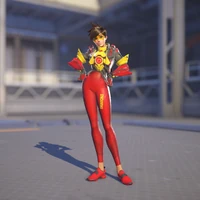 Tracer Skin OW2Dragons