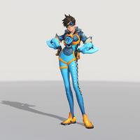 TRACER - Skins of Overwatch LEAGUE in 360 degrees (up to Overwatch