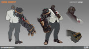 Doomfist Formal skin concept art