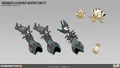 Harbinger Skin Weapons Concept Art by Yiming Liu