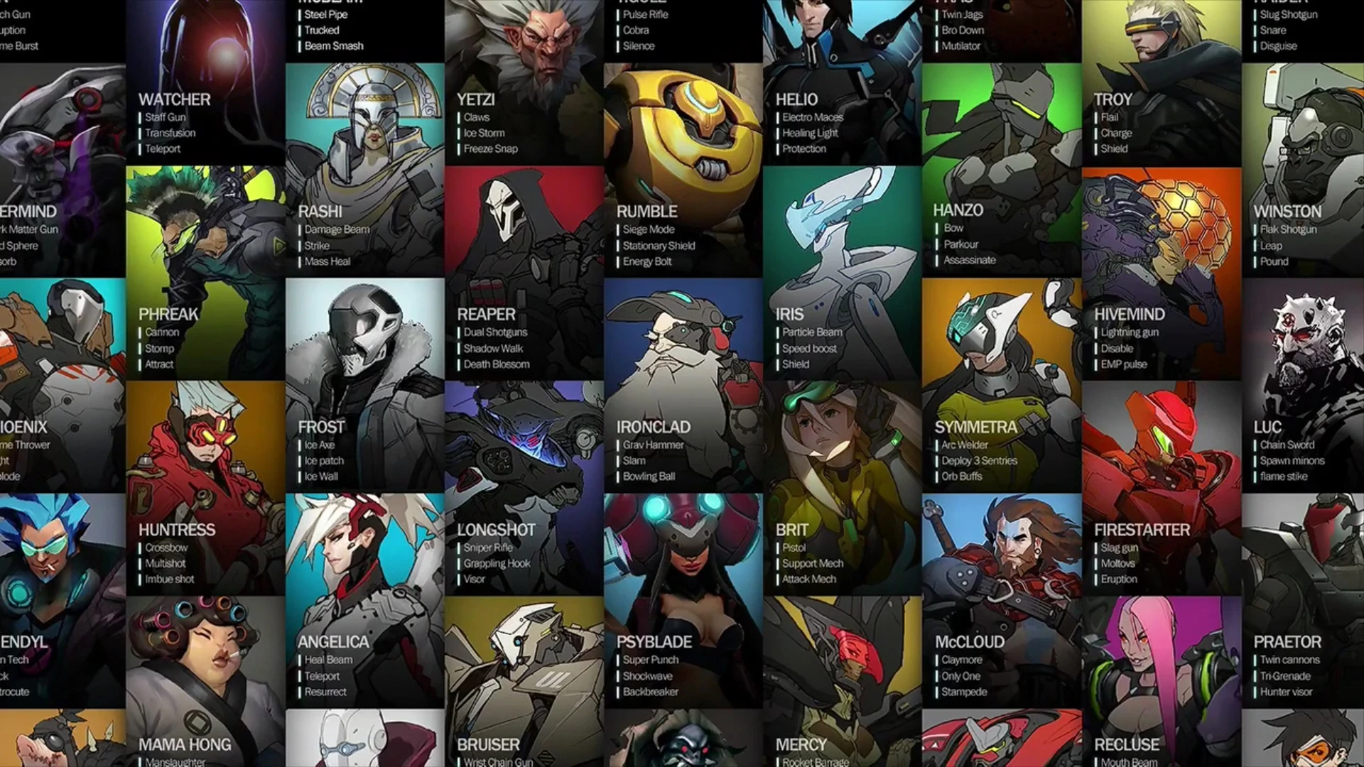 Characters overwatch Every Overwatch