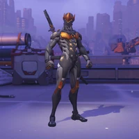 Genji Skin Overwatch League Gray