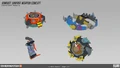 Junkbot Skin Abilities Concept Art by Yiming Liu