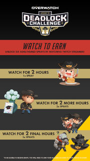 Chart of Ashe's Deadlock Challenge Twitch Rewards