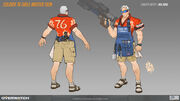 Soldier 76 Grillmaster skin concept