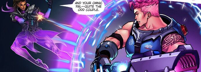 splashart Zarya. Fonte: Overwatch (2021)