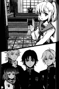 Guren along with Shinya, Goshi, and Mito summoned by Kureto