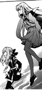 Appearing behind Shinoa once more