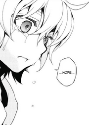 Tears escape considering hope