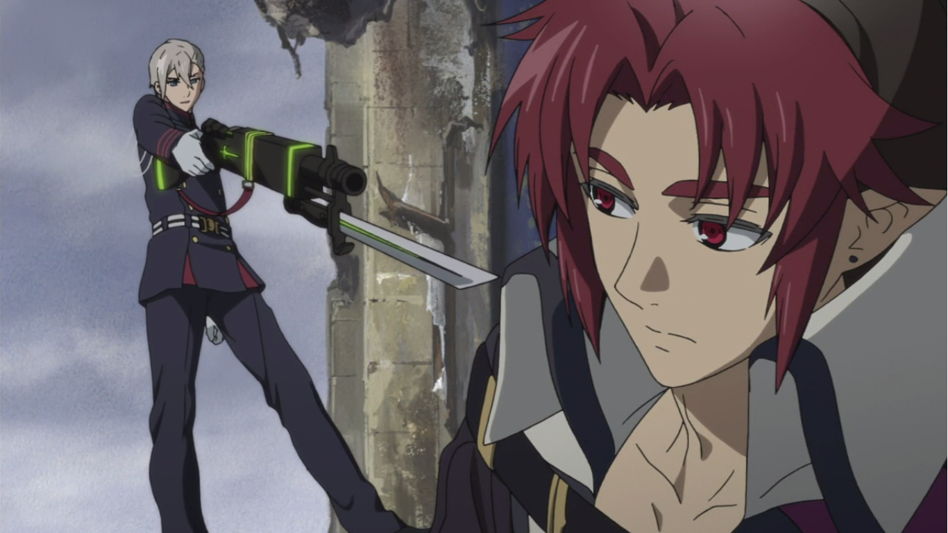 GUREN VS CROWLEY) OWARI NO SERAPH NAGOYA KESSEN EPISODE 7