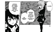 Shinoa warns Yu